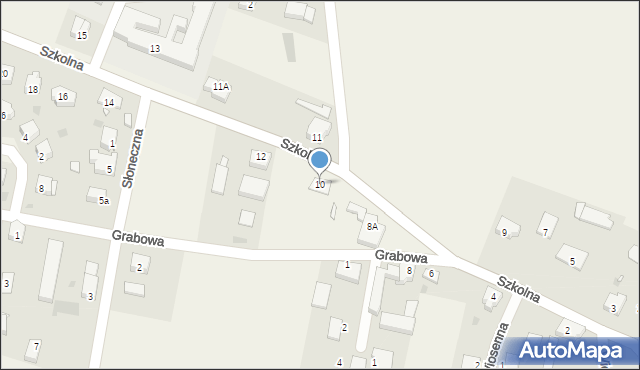 Karnice, Szkolna, 10, mapa Karnice