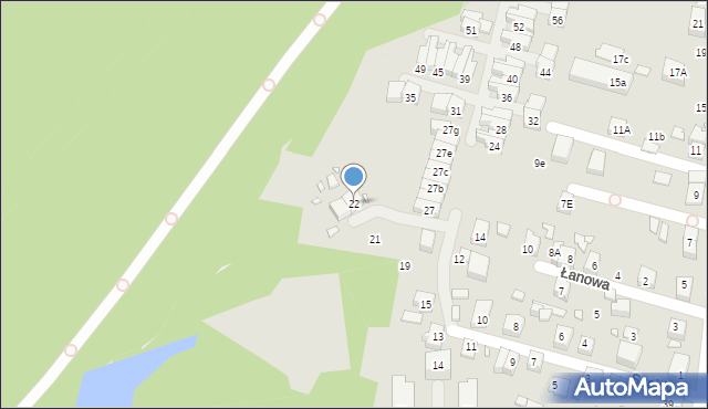 Katowice, Szojdy, 22, mapa Katowic