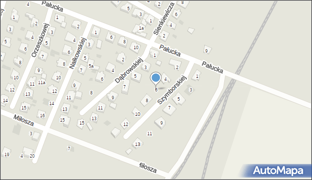 Kcynia, Szymborskiej Wisławy, 6, mapa Kcynia