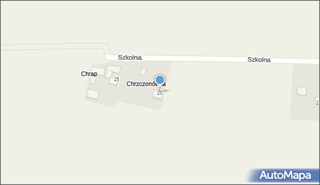 Kidów, Szkolna, 23, mapa Kidów