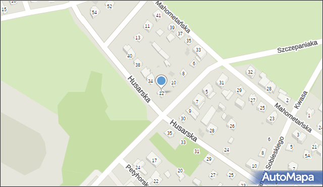 Kielce, Szczepaniaka Wojciecha, 12, mapa Kielc