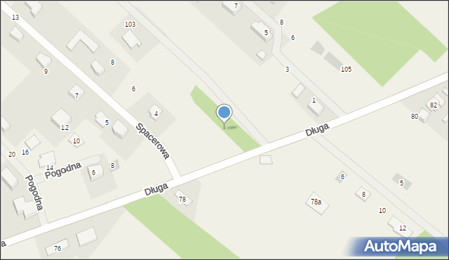 Kiełpino, Szczęśliwa, 3, mapa Kiełpino