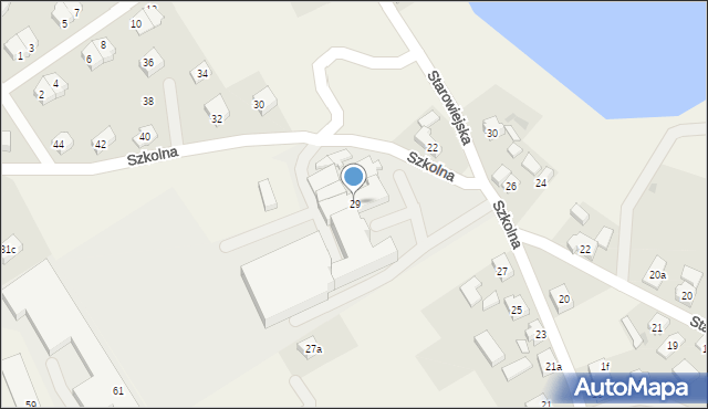 Kiełpino, Szkolna, 29, mapa Kiełpino