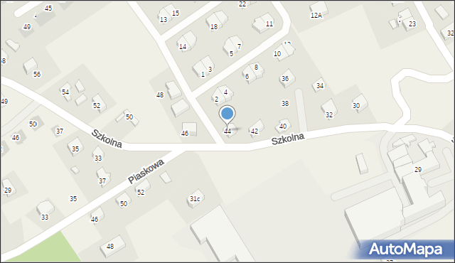 Kiełpino, Szkolna, 44, mapa Kiełpino