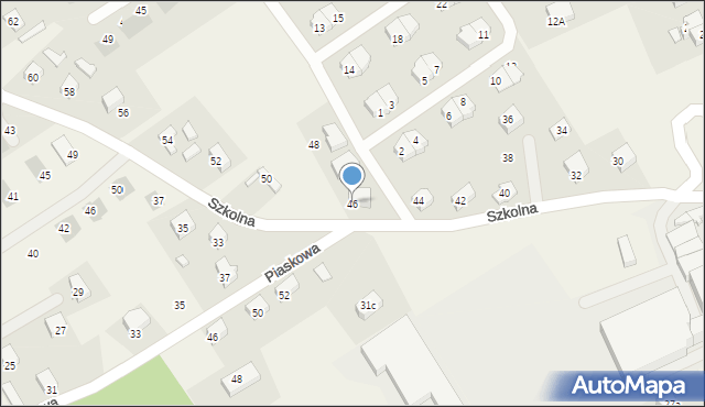 Kiełpino, Szkolna, 46, mapa Kiełpino