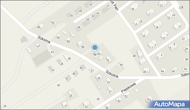 Kiełpino, Szkolna, 54, mapa Kiełpino