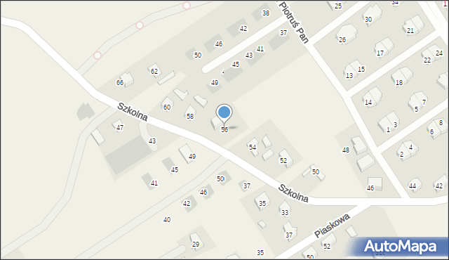 Kiełpino, Szkolna, 56, mapa Kiełpino