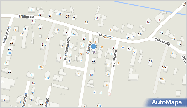 Kietrz, Szkolna, 22, mapa Kietrz