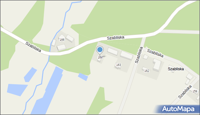 Kije, Szabliska, 3, mapa Kije