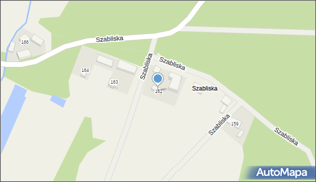 Kije, Szabliska, 5, mapa Kije