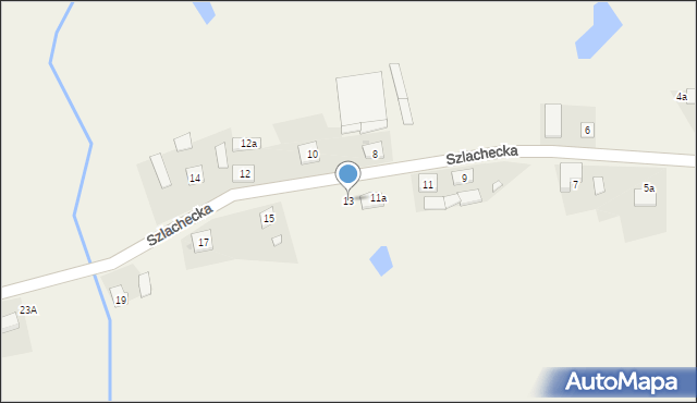 Kijewo Królewskie, Szlachecka, 13, mapa Kijewo Królewskie