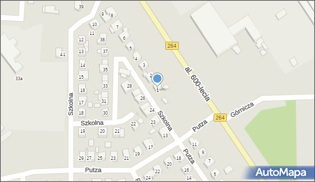 Kleczew, Szkolna, 1, mapa Kleczew