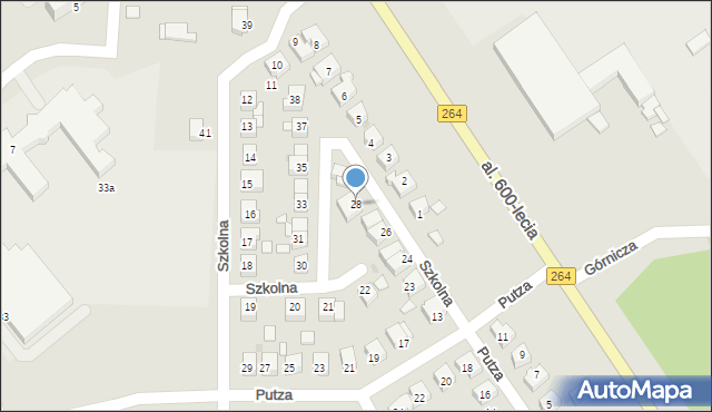 Kleczew, Szkolna, 28, mapa Kleczew