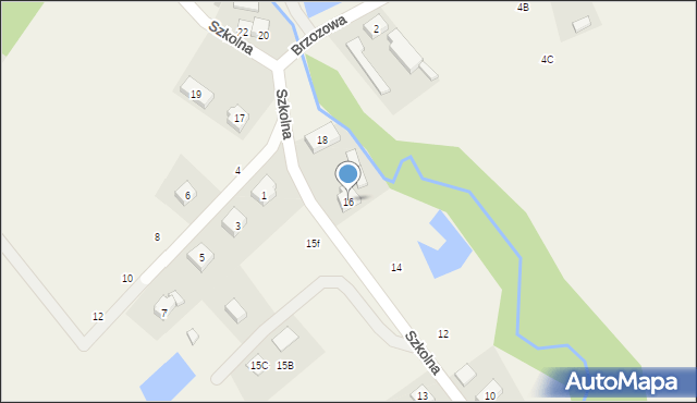 Kleszczewo, Szkolna, 16, mapa Kleszczewo