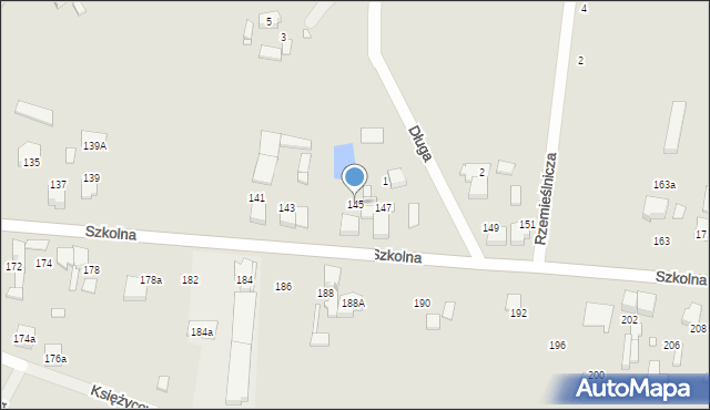 Kłobuck, Szkolna, 145, mapa Kłobuck