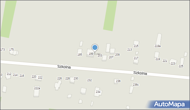 Kłobuck, Szkolna, 201, mapa Kłobuck