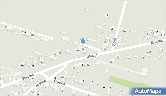 Kłobuck, Szkolna, 43, mapa Kłobuck