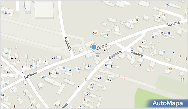 Kłobuck, Szkolna, 50, mapa Kłobuck