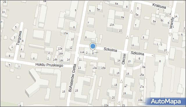 Kłodzko, Szkolna, 4, mapa Kłodzka