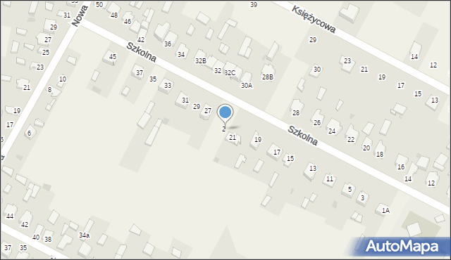 Kłomnice, Szkolna, 23, mapa Kłomnice