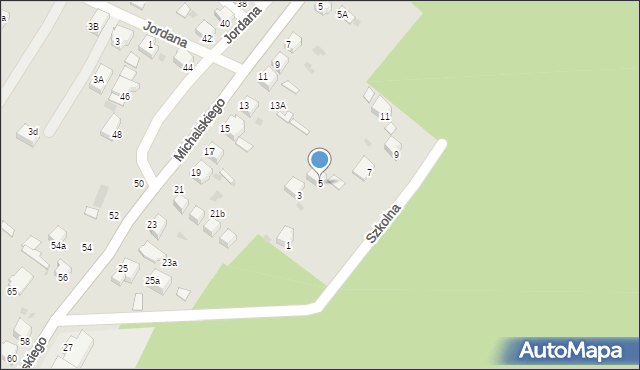 Knurów, Szkolna, 5, mapa Knurów