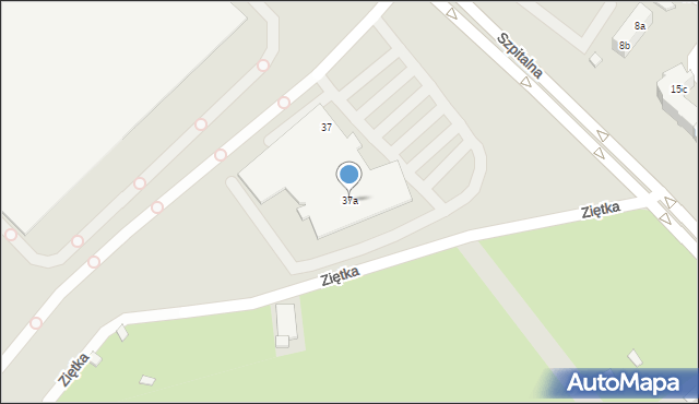 Knurów, Szpitalna, 37a, mapa Knurów