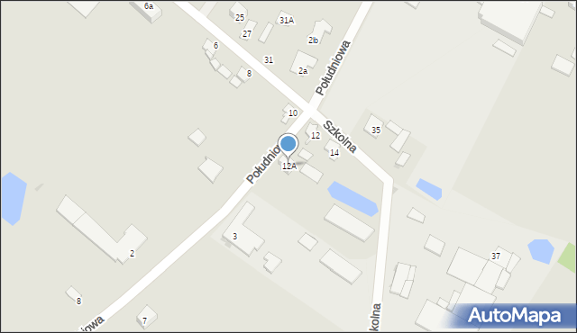 Knyszyn, Szkolna, 12A, mapa Knyszyn