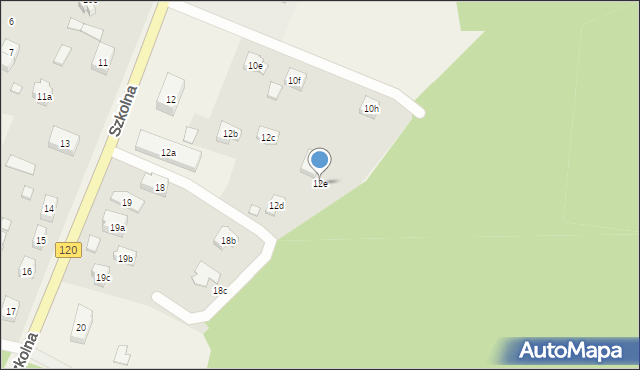 Kobylanka, Szkolna, 12e, mapa Kobylanka