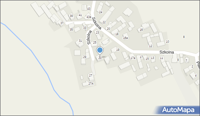 Kobylice, Szkolna, 21, mapa Kobylice