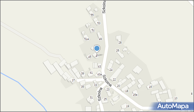 Kobylice, Szkolna, 47, mapa Kobylice