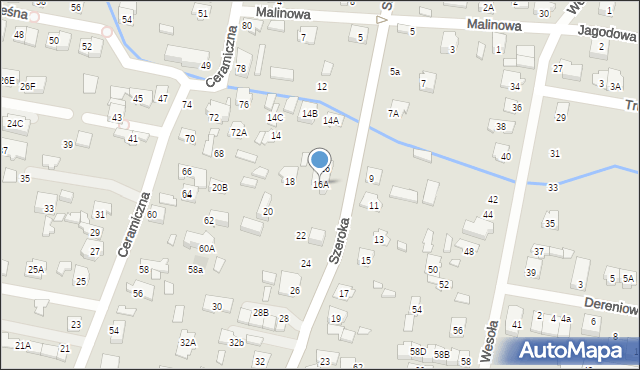 Kobyłka, Szeroka, 16A, mapa Kobyłka