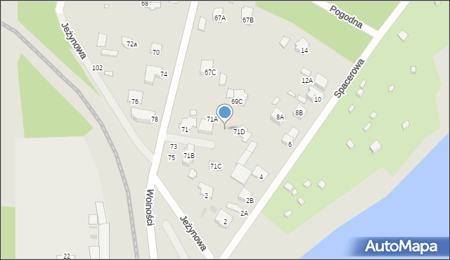 Kobyłka, Szeroka, 71E, mapa Kobyłka