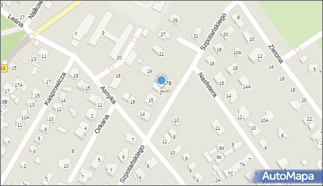 Kobyłka, Szpotańskiego Stanisława, 17, mapa Kobyłka