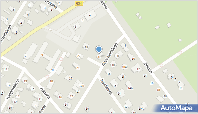 Kobyłka, Szpotańskiego Stanisława, 31, mapa Kobyłka