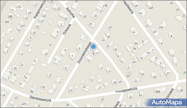 Kobyłka, Szpotańskiego Stanisława, 6, mapa Kobyłka