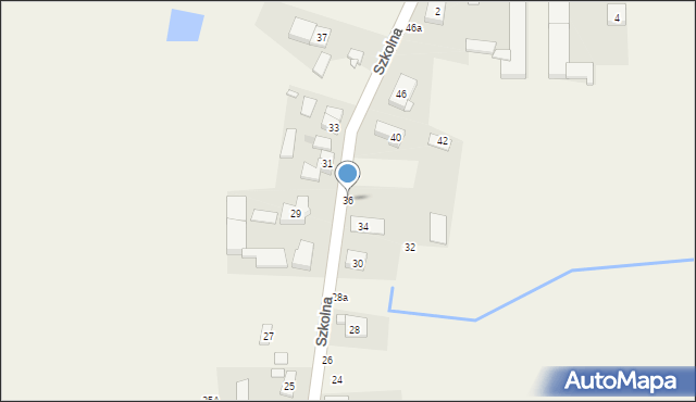 Kobylniki, Szkolna, 36, mapa Kobylniki