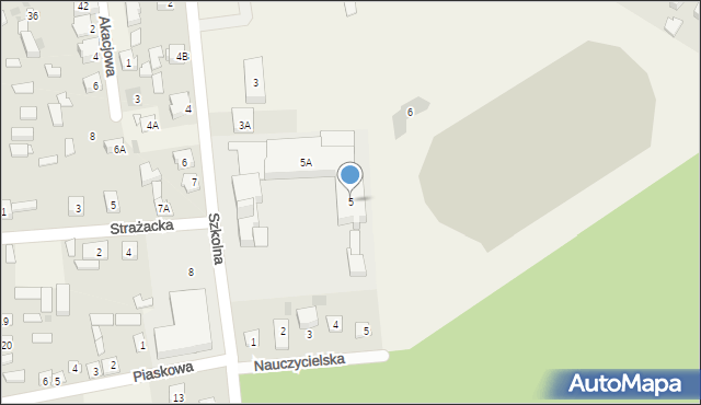 Kołbiel, Szkolna, 5, mapa Kołbiel