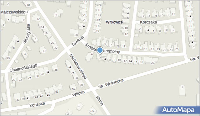 Kołobrzeg, Szelburg-Zarembiny Ewy, 2, mapa Kołobrzegu
