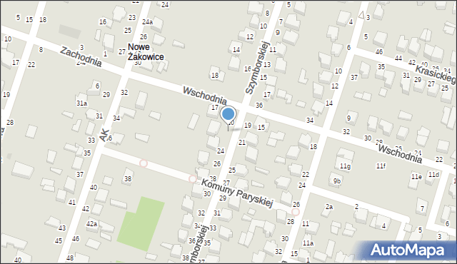 Koluszki, Szymborskiej Wisławy, 22, mapa Koluszki