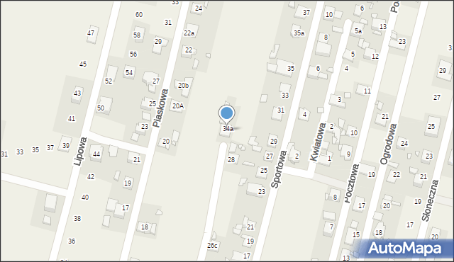 Komprachcice, Szkolna, 34a, mapa Komprachcice