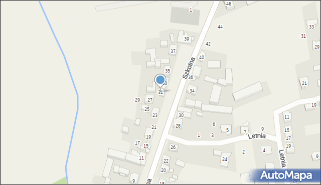 Konarzewo, Szkolna, 31, mapa Konarzewo