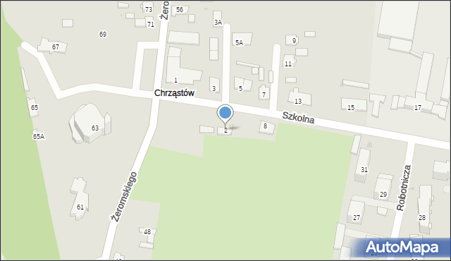 Koniecpol, Szkolna, 2, mapa Koniecpol