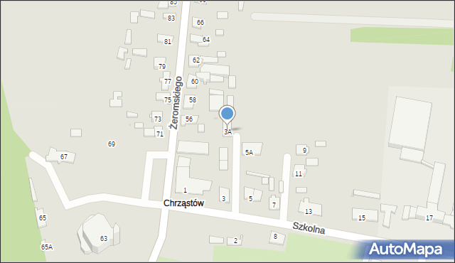 Koniecpol, Szkolna, 3A, mapa Koniecpol