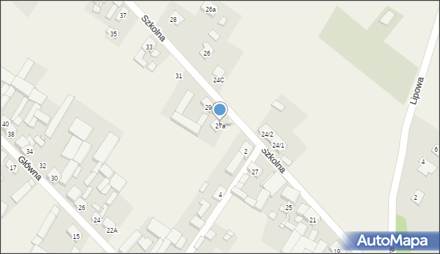 Konojad, Szkolna, 27a, mapa Konojad