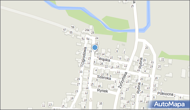 Końskowola, Szewska, 8, mapa Końskowola