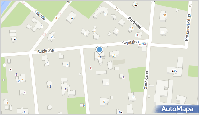 Konstancin-Jeziorna, Szpitalna, 12, mapa Konstancin-Jeziorna