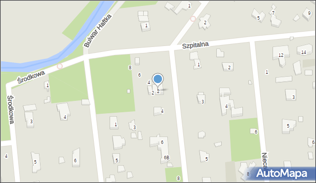 Konstancin-Jeziorna, Szpitalna, 2, mapa Konstancin-Jeziorna