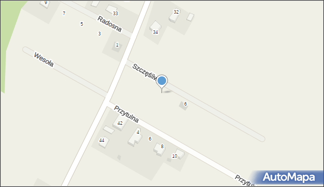 Korczaki, Szczęśliwa, 4, mapa Korczaki