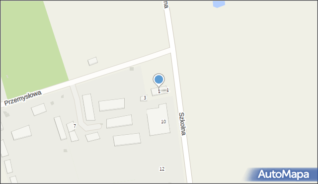 Korczew, Szkolna, 1, mapa Korczew