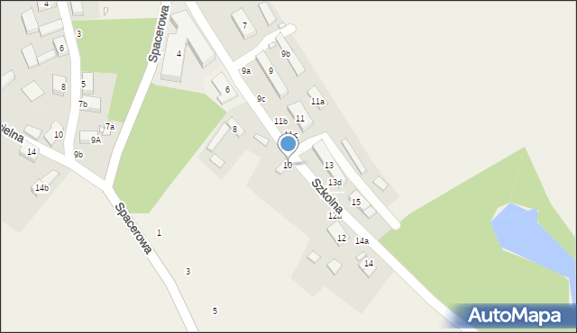 Korytowo, Szkolna, 10, mapa Korytowo